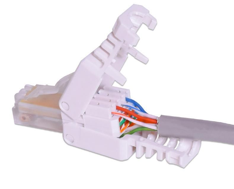 Engineering Grade Crystal Head RJ45 Connector Simple Operation