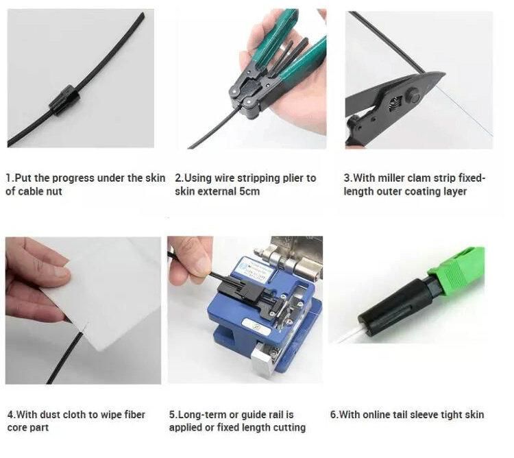 Sc/ APC Endface Type and Singlemode Fiber Type Fiber Quick Connector