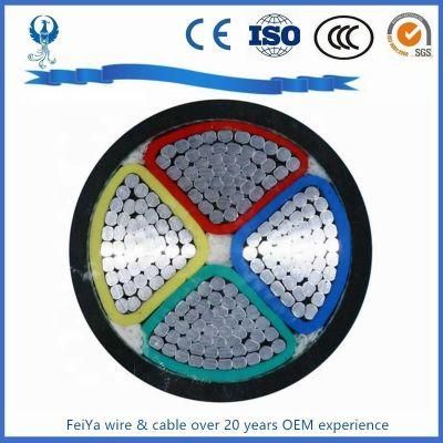 Yjv Yjv22 Yjv32 0.6/1kv Copper XLPE/PVC/Swa Power Cable 3X50+2X25 mm2