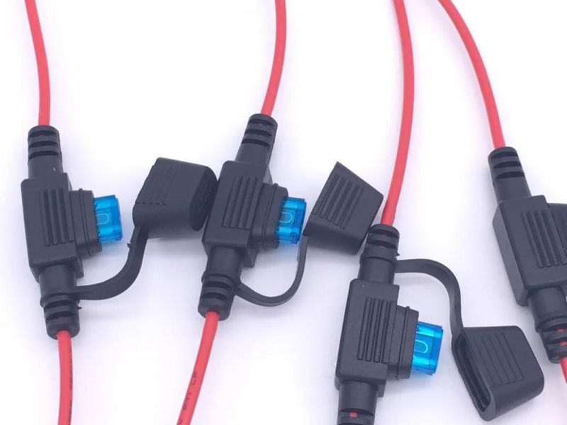 Custom Car Wiring Harness with 12V Fuse Holder Overmold Fuse Box