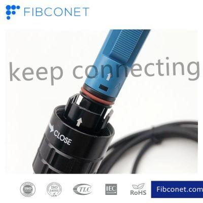 Ftta Waterproof Outdoor Cable Assembly Rru Rrh Cpri Armored Cable Fiber Optic/Optical Patch Cord with Sumsung Connector