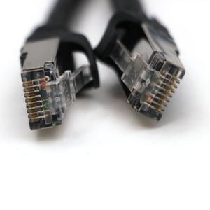 SSTP Cat7 Network Cable in PVC Jacket Balck SFTP SSTP 4pair 8core