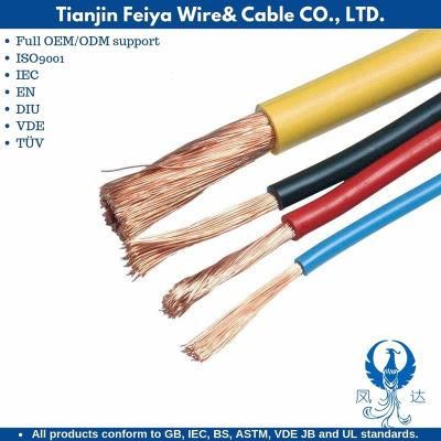 4mm Single Core Copper PVC House Wiring Electrical Cable and Wire Building Wire Fire Resistant Cable Aluminium Control Cable Wire