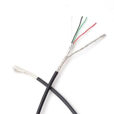 UL2725 USB Cable 1 Pair Twisted 28AWG 2 Cores 28AWG Electric Wire Flexible Cable