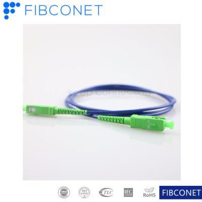 FTTH Fiber Optic Patch Cord 3.0 mm Sc APC Fiber Optic Patchcord/Jumper