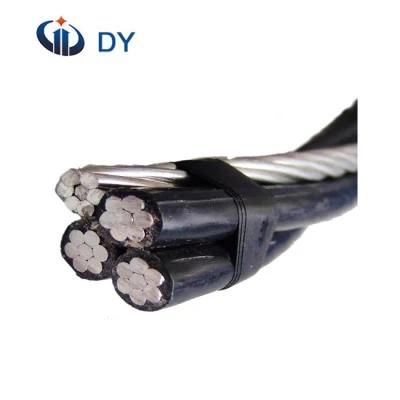 Aluminum Conductor PVC Jacket Aerial Bundle Cable ABC Cable