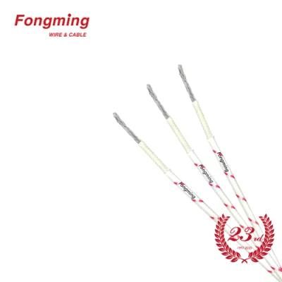 350deg. C Fiberglass Lapping Wrapping Braided Electrical Heating Cable Wire