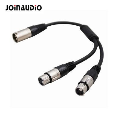 Link Y Cable XLR Male to 2 XLR Female Cable Splitter (M-2F)