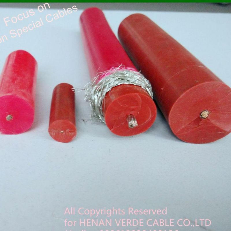 2.0mm 2.5mm 14AWG 500V 50kvdc 70kv Tinned Copper Shielded Silicone Rubber Wire