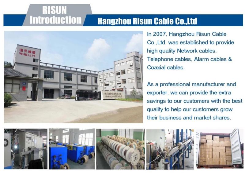 High Quality Cat5e LAN Cable with Messenger Double Jacket