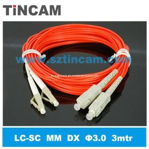 Multimode Duplex LC-LC Fiber Optic Patch Cord