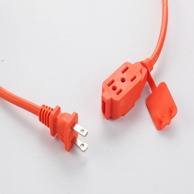 UL Approved New Design USA Market 2 Pins Extension Power Cord Factory