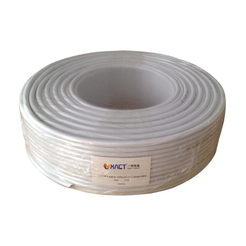 Solid 16xAWG24 Unshielded BC Alarm Cable EN50575 IEC60332-1