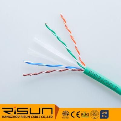 Risun Manufacture Cheap Pirce CCA Copper UTP CAT6 LAN Cable