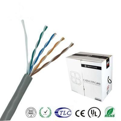High Quality Pull Box 305m Test 4pair 24 AWG Cobre Cable LAN Cable CAT6 Network Cable Manufacturer CAT6 UTP 1000FT Cat