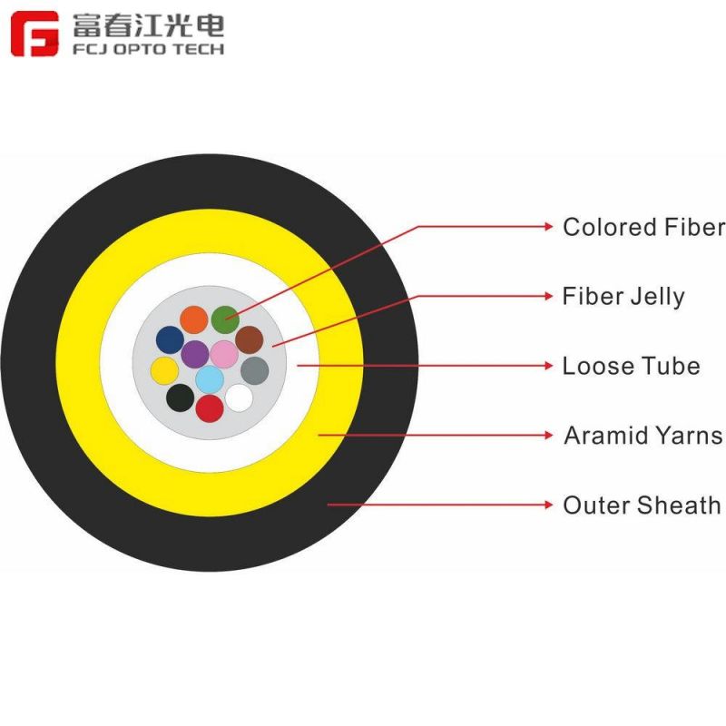 Mt-1102 Colored Coating Fiber 6.8mm-1-2 G. 657A2 Drop Fiber Optic Cable Gjyxfh