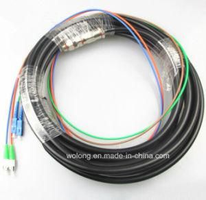 Duplex Optic Fiber Patch Cord Sc/FC Waterproof Pigtails (connector) (Jumping cable)