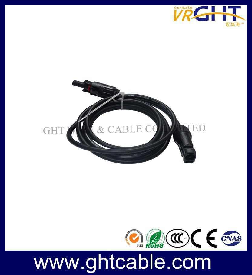 Tinned Copper 4mm2 4 Solar Cable for Solar System PV Cable with Male and Female C4 Connector