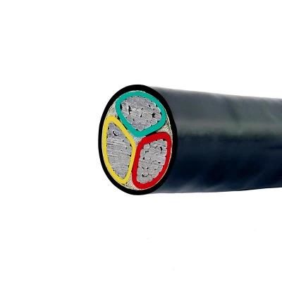 0.6/1kv Aluminum Conductor XLPE Insulation PVC Sheath Power Cable 3X70mm2