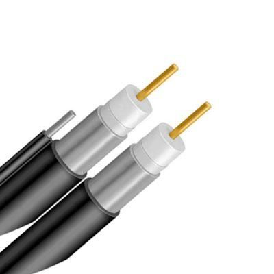 Qr500 Coaxial Cable with Self-Supporting Steel Messenger