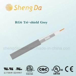Hot Sale Cheap Price RG6 Tri-Shield Coaxial TV Cable