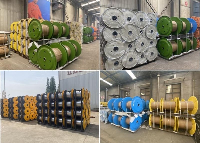 High Quality Steel Flange Process Bobbin, Bobbin for Cable Wire / Steel Wire, Metal Cable Wire Reels~