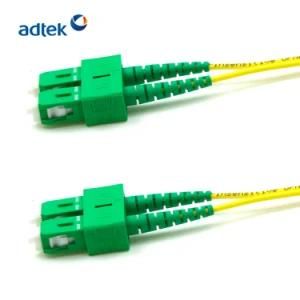 Best Selling Sc Singlemode Yellow Color Fiber Optic Patch Cord Simplex G652D with Low Price