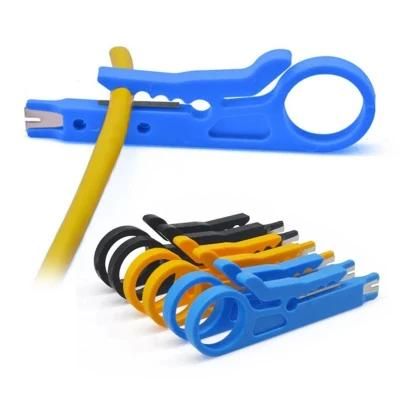 Portable Wire Stripper Knife Crimper Pliers Crimping Tool Cable Stripping Wire Cutter Cut Line Tool Cable Stripping Wire Cutter