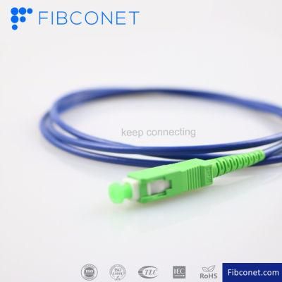 FTTH Optical Patch Cord Sm Om3 Om4 Sc APC 1.6 mm Fiber Optic Patchcord