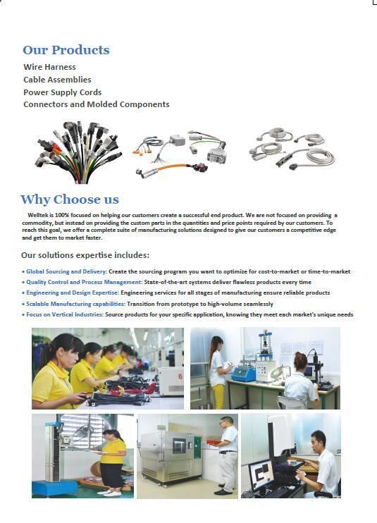 Customized OEM Wire Harnesses Cable Assemblies