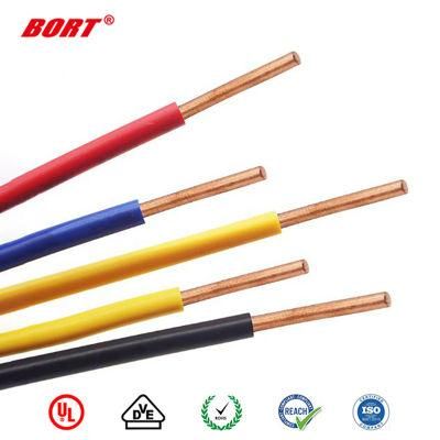 Bort UL1061 Electronic Wire 16~28AWG Weak Current Electronics Engineering Wire Single Core Multi-Strand PVC Wire Manufacturer