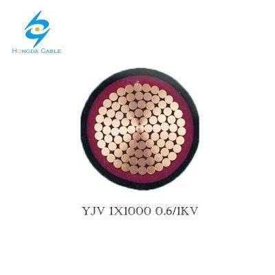 0.6/1kv 1X630mm2 Copper XLPE/PVC Power Cable