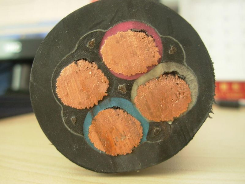 Flexible Movable Rubber Insulated and Sheathed Mining Cable H07RN-F Cable