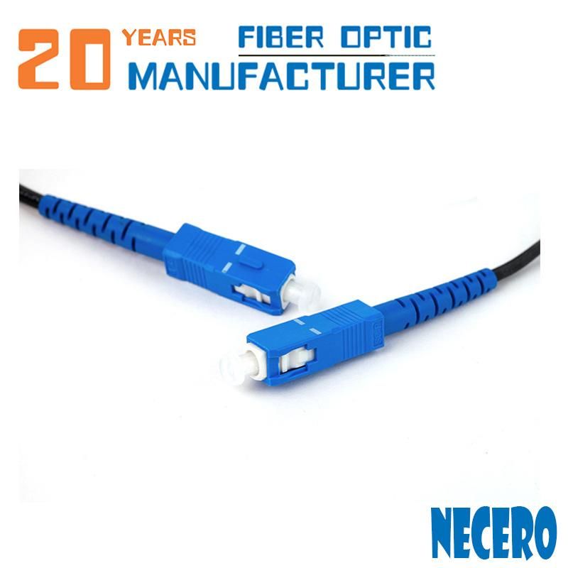 Upc/APC Sc/LC/FC/St/Mu/MTRJ/E2000 Simplex/Duplex 62.5/125 Singlemode Multimode Om1/Om2/Om3/Om4/Om5 2.0/3.0mm, 3meters Fiber Optic Patch Cord