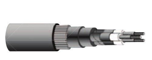 2-5kv XLPE Insulated PVC Sheathed Unarmoured Power Cable 100/133% Levels