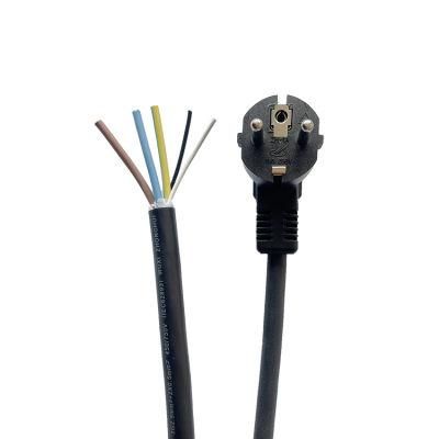 TUV Certified EV Schuko Plug Inside Temperature Sensor Match to TPU Cable H07bz5-F 3G2.5mm&sup2; +2*0.5mm&sup2;
