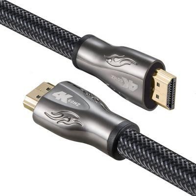 Factory Price Premium High Speed 2.0 Zinc Alloy TV HDMI Cable 4K 60Hz 3D Ethernet