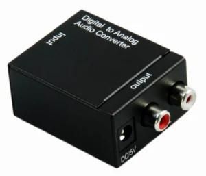 Coaxial or Toslink Digital Audio to Analog Audio (T-609)