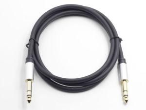 Premium White 6.35mm Plug Trs Male to Male Guitar Cable