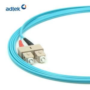 20meters LC to LC Duplex 10 Gigabit 50/125 Multimode LC/Upc Fiber Optical Cable Om3 Aqua 10GB
