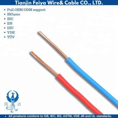 PVC Wiring Harness Copper Aluminium Conductor PVC Insulated Stranded BV 1.5 mm Sq General Purpose Copper Cable Wire Control Electric Cable