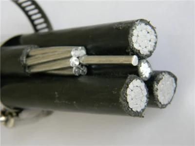 High Quality ABC Cable Manufactures 0.6/1kv XLPE PVC Insulated Overhead Aluminum Conductor Aerial Bundled Cable Low Voltage