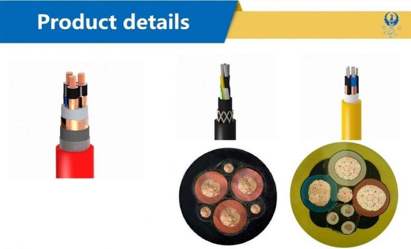 Nyy Mining Machine Cable Wire Nsshou 0.6/1 Kv with Individual Core Screen and Pilot Conductor Aluminium Control Cable Electric Waterproof Rubber Cable