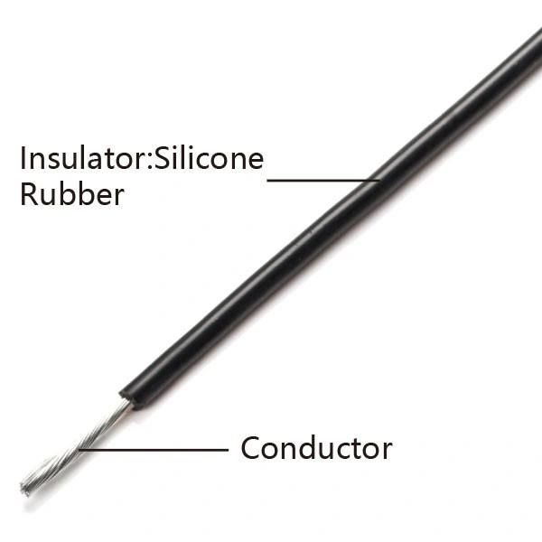 Copper, Tinned Copper Cable, Silver Plated Copper Wire Cable with Silicone Rubber