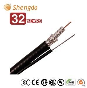 RG6 Coaxial Cable with Messenger 75ohm for Communication