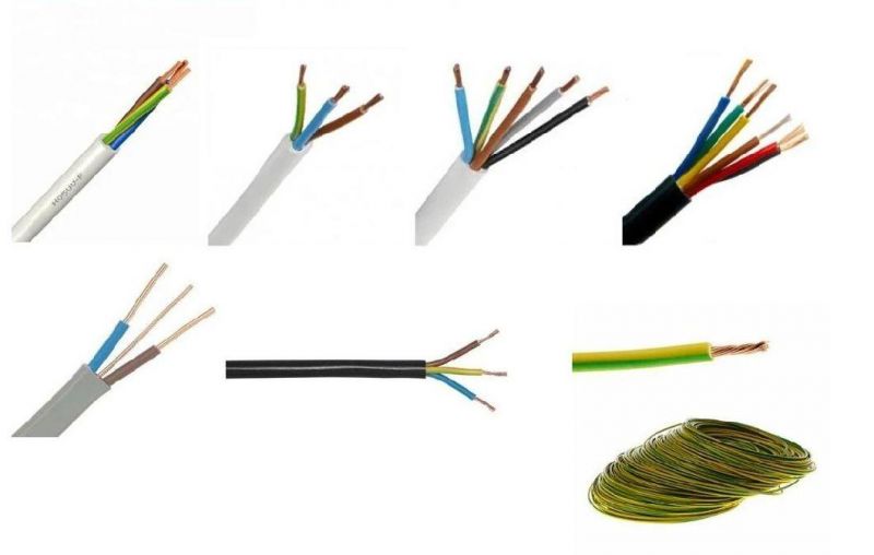 H05bb-F/H07bb-F Tinner Copper Conductor Rubbers Insulated and Sheathed Control Electric Wires