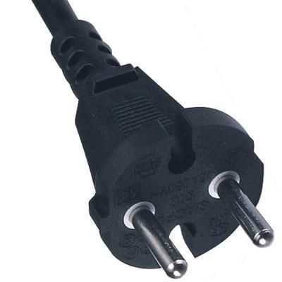 VDE Approved European 3 Pins Schuko Power Cord with C13 Connector