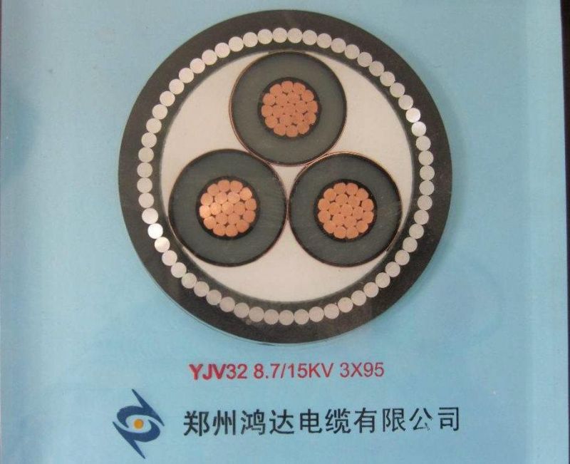 Unarmoured Sheathed 3 Core Power Cable Axv/S Cxv/S 3X1X70mm2 6/10 (12) Kv 12.7/22kv