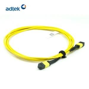 MTP-MTP Female to Female Sm 12 Fibers PVC/LSZH Yellow Trunk Cable