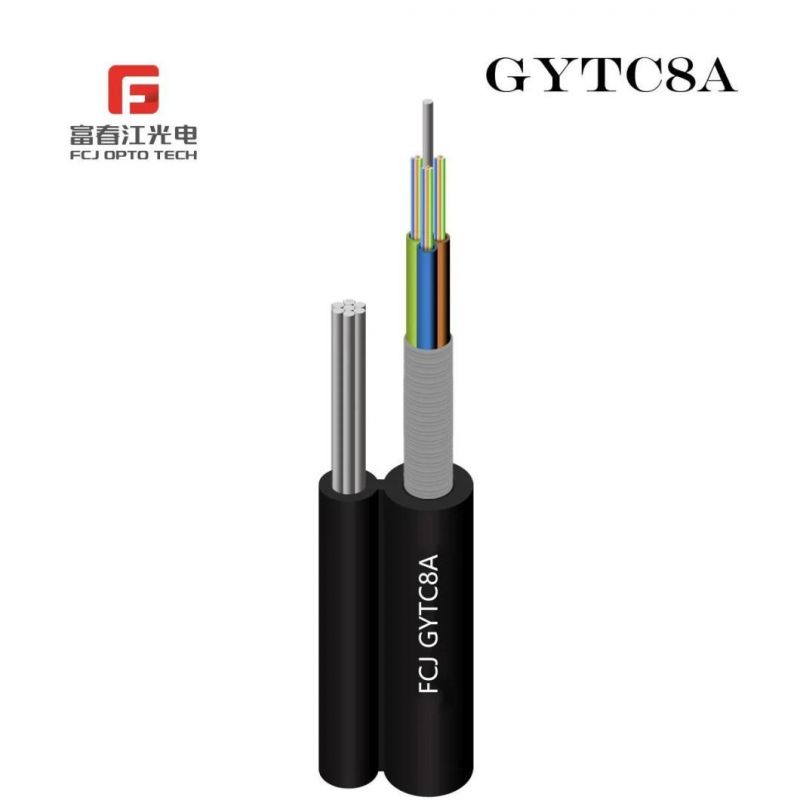 Metallic Strength Member Apl Moisture Barrier Outdoor Aerial Figure 8 Fiber Optical Cable Gytc8a